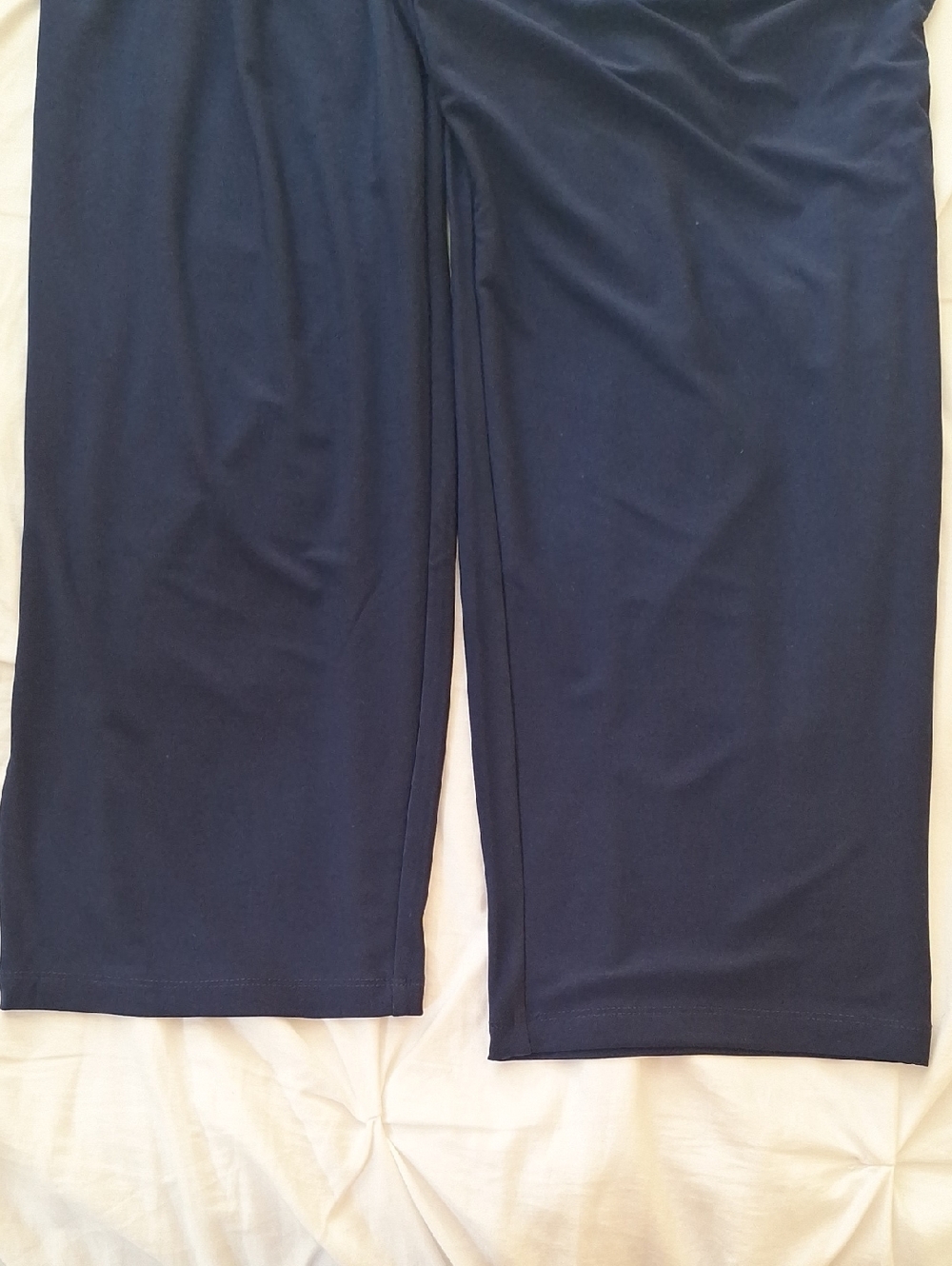 Susan Graver Navy Wide-Leg Women's Pants - Picture 6 of 6